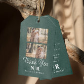 Étiquettes-cadeau Élégant Mariage Monogramme Mariage et Initiales de