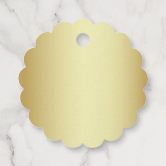 Étiquettes Cadeau Élégant Mariage Noir Et Or (Dos)