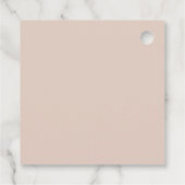 Étiquettes Cadeau Élégant Mariage Thème Goûter à Thé (Dos)