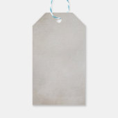 Étiquettes-cadeau Élégant Merci d'aquarelle florale (Dos)