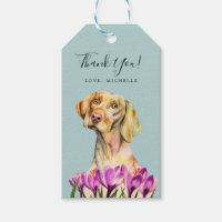 Elégant Merci d'aquarelle Vizsla Chien