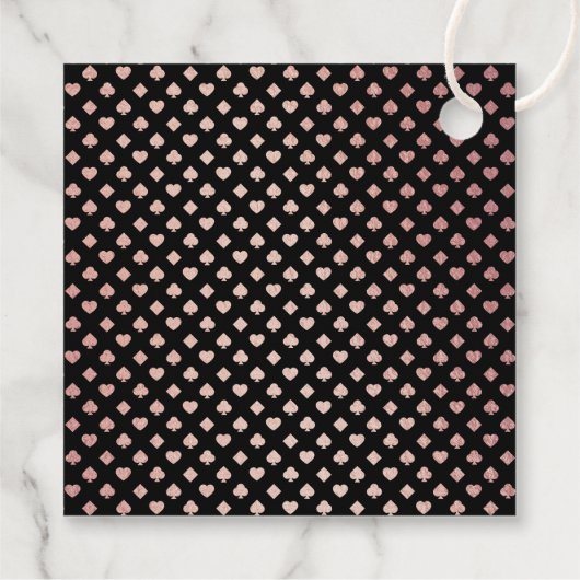 Étiquettes Cadeau Elégant Merci de fête d'anniversaire de Las Vegas (Dos)