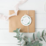 Étiquettes Cadeau Elégant Merci Mariage verdoyant<br><div class="desc">Il s'agit d'une étiquette de mariage simple et élégante eucalyptus avec des éléments de verdure aquarelle et une police moderne. Modifiez tous les termes et toutes les couleurs* sur ce modèle de programme de mariage. * la couleur de l'aquarelle verte ne sont pas modifiables // Pour les articles correspondants, visitez...</div>