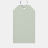 Étiquettes-cadeau Elégant minimaliste Eucalyptus Mariage merci (Dos)