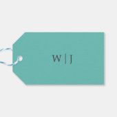 Étiquettes-cadeau Élégant minimaliste mariage (Dos Horizontal)