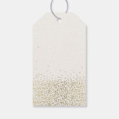 Étiquettes-cadeau Élégant Moderne Simple Gold Chic Favoriser Merci (Dos)