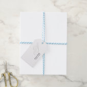 Étiquettes-cadeau Élégant monogramme de filigrane (With Twine)