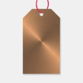 Étiquettes-cadeau Élégant Noël Rose (Dos)