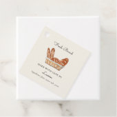 Étiquettes Cadeau Élégant pain frais fait maison (En situation)