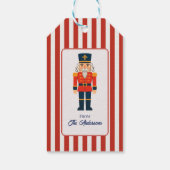 Étiquettes-cadeau Elegant Red Old Money (Dos)