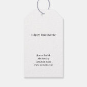 Étiquettes-cadeau Élégant Trick ou Treat Pop par Halloween (Dos)
