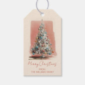 Étiquettes-cadeau Elegant Vintage Christmas (Devant)