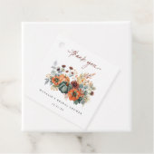 Étiquettes Cadeau Élégante douche de mariée d'automne (En situation)