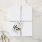 Étiquettes-cadeau Elégante Fête des mariées de vin Merci (Avec de la ficelle)