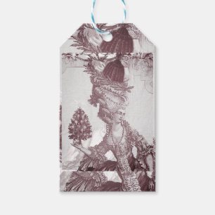 Étiquettes-cadeau Elégante Marie Antoinette Joyeux Noel
