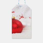 Étiquettes-cadeau Élégantes boules de Noël (Dos)