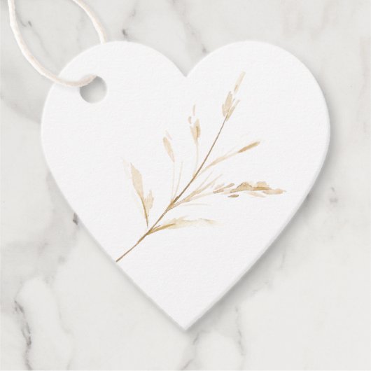 Étiquettes Cadeau Élégantes Fleurs de Noël (Devant)