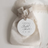 Étiquettes Cadeau Élégants Perles Fête de Mariée