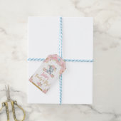 Étiquettes-cadeau Elephant Baby shower sur le point de pop Favoriser (Avec de laficelle)