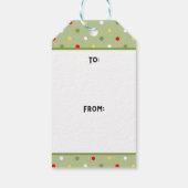 Étiquettes-cadeau Eléphant blanc de Noël (Dos)