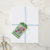 Étiquettes-cadeau Éléphant de Noël (Avec de laficelle)