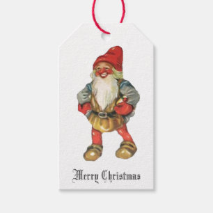 Étiquettes-cadeau Elf de Père Noël de Joyeux Noël