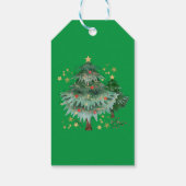 Étiquettes-cadeau Elf Shop Livraison spéciale Arbres Nice ou coquine (Dos)