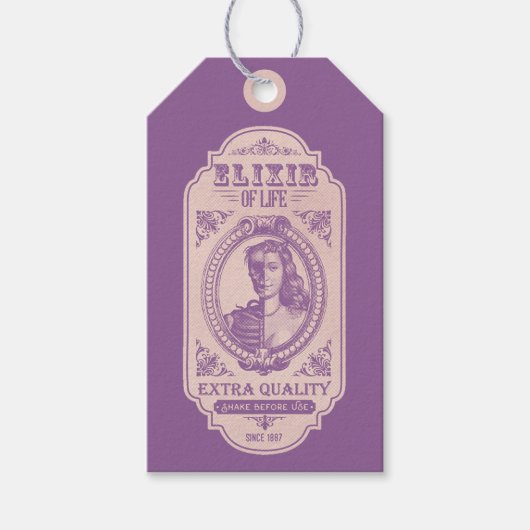 Étiquettes-cadeau Elixir De Vie (Devant)