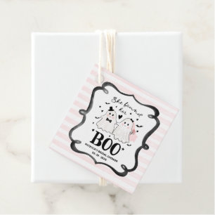 Étiquettes Cadeau Elle a trouvé sa Boo Halloween Shower de mariage