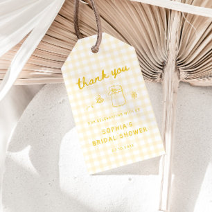 Étiquettes-cadeau Elle a trouvé sa réception de mariage Honey