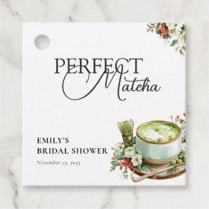 Étiquettes Cadeau Elle a trouvé sa robe de mariée parfaite au matcha