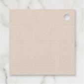 Étiquettes Cadeau Elle a trouvé sa soirée rustique de mariage de la (Dos)