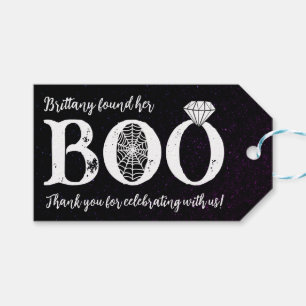 Étiquettes-cadeau Elle a trouvé son amour Halloween Enterrement de v