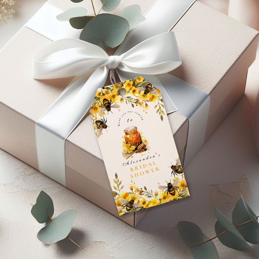 Étiquettes-cadeau Elle a trouvé son miel Salle de Réception de Maria