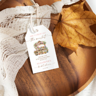 Étiquettes-cadeau Elle est fraîche hors du marché Fête des mariées d