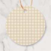 Étiquettes Cadeau Elle est fraichement célibataire : Baby Shower (Dos)