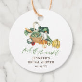 Étiquettes Cadeau Elle est fraichement célibataire : Baby Shower (Devant)