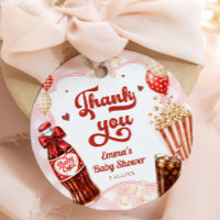 Elle est prête à faire éclater Soda Baby Shower Me