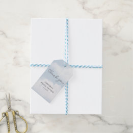 Étiquettes-cadeau Elle est sur Cloud 9 Watercolor Baby Shower