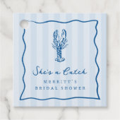 Étiquettes Cadeau Elle est un Poisson d'Avril | Réception de Mariage (Devant)