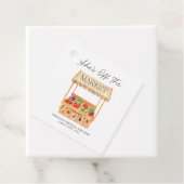 Étiquettes Cadeau Elle n'est pas au marché (En situation)