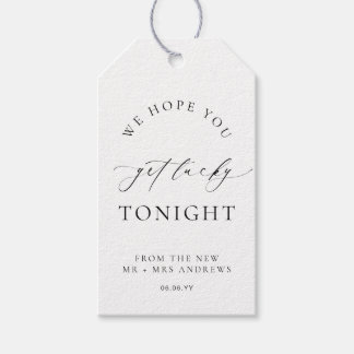 Étiquettes-cadeau Ellesmere Obtenir Lucky Tonight Lottery Mariage de