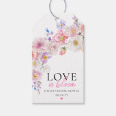 Étiquettes-cadeau Eloise Rose Floral Love In Bloom Mariage Shower (Devant)