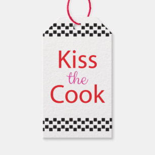 Étiquettes-cadeau Embrasse Le Cuisinier