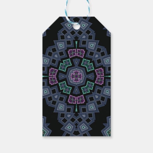 Étiquettes-cadeau Embroidered beads (Devant)
