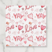 Étiquettes Cadeau Embrous et baisers | Balise de préférence de Baby  (Dos)