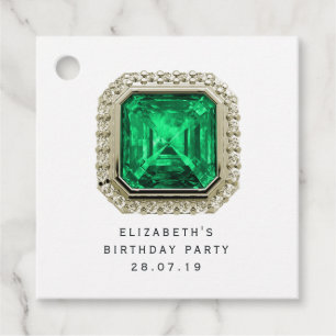 Étiquettes Cadeau Emerald May Birthstone