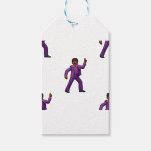 Étiquettes-cadeau Emoji Dancing Man