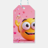 Étiquettes-cadeau Émoji Engagé (Dos)