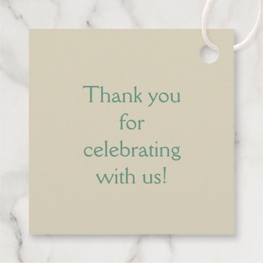 Étiquettes Cadeau Empire romain de l'Est (Dos)